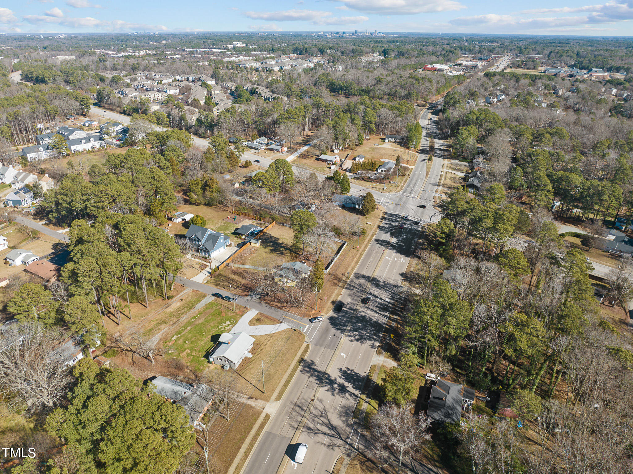 6320 Tryon Road Cary, NC 27518 - Photo 29 of 30 an aerial view of residential houses with outdoor space