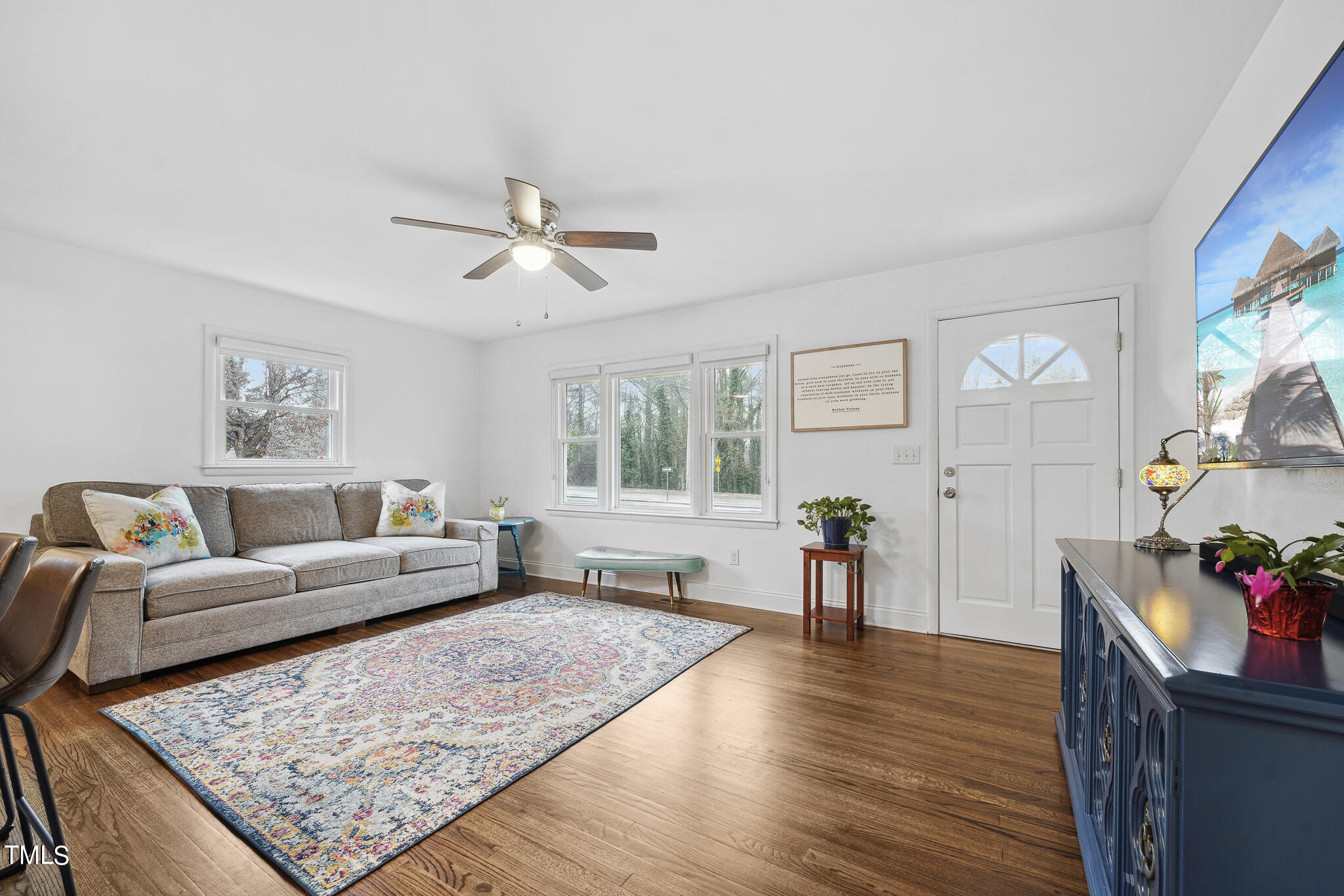 6320 Tryon Road Cary, NC 27518 - Photo 4 of 30 a living room with furniture and wooden floor