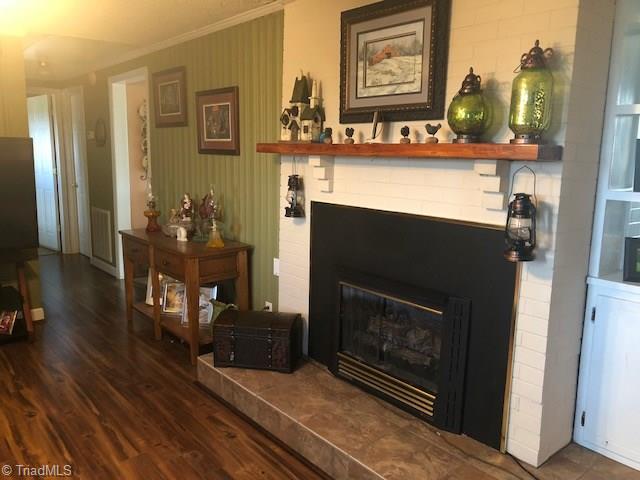 1631 Sexton Road Denton, NC 27239 - Photo 9 of 15 Living Room with Fireplace