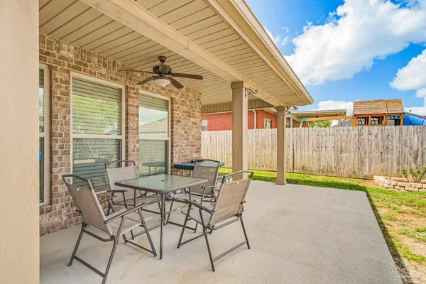 a view of a entertaining space