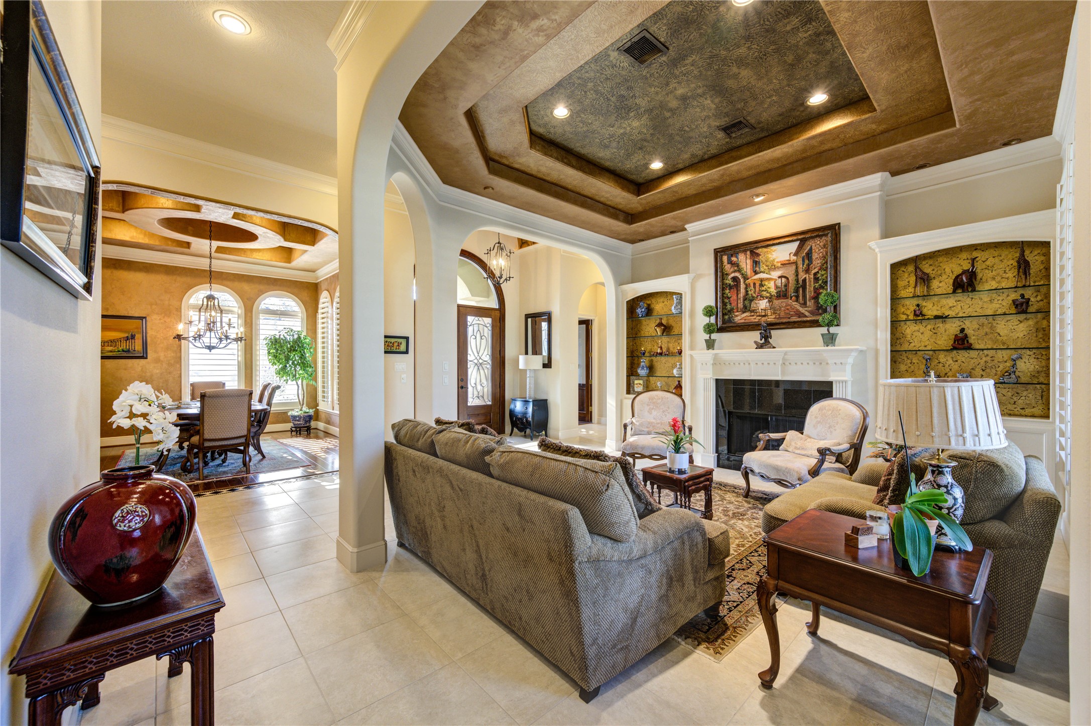 16618 Victoria Falls Lane Spring, TX 77379 - Photo 14 of 49 This cozy den features soft lighting, and a serene atmosphere, perfect for relaxation and unwinding.