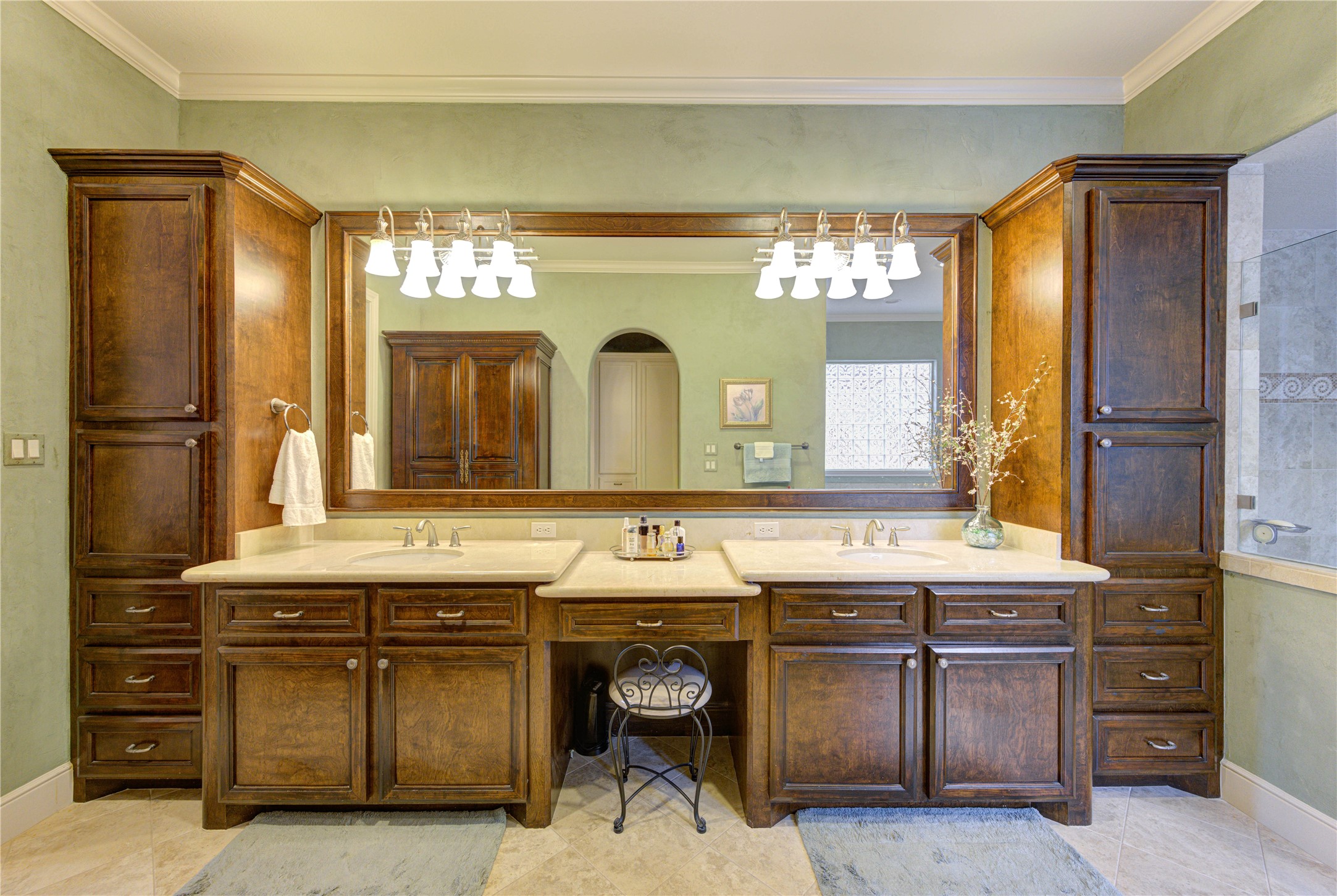 16618 Victoria Falls Lane Spring, TX 77379 - Photo 23 of 49 This spacious, light-filled room features elegant built-in shelving and a charming desk nook, perfect for relaxation or productivity, complemented by a luxurious master bath.