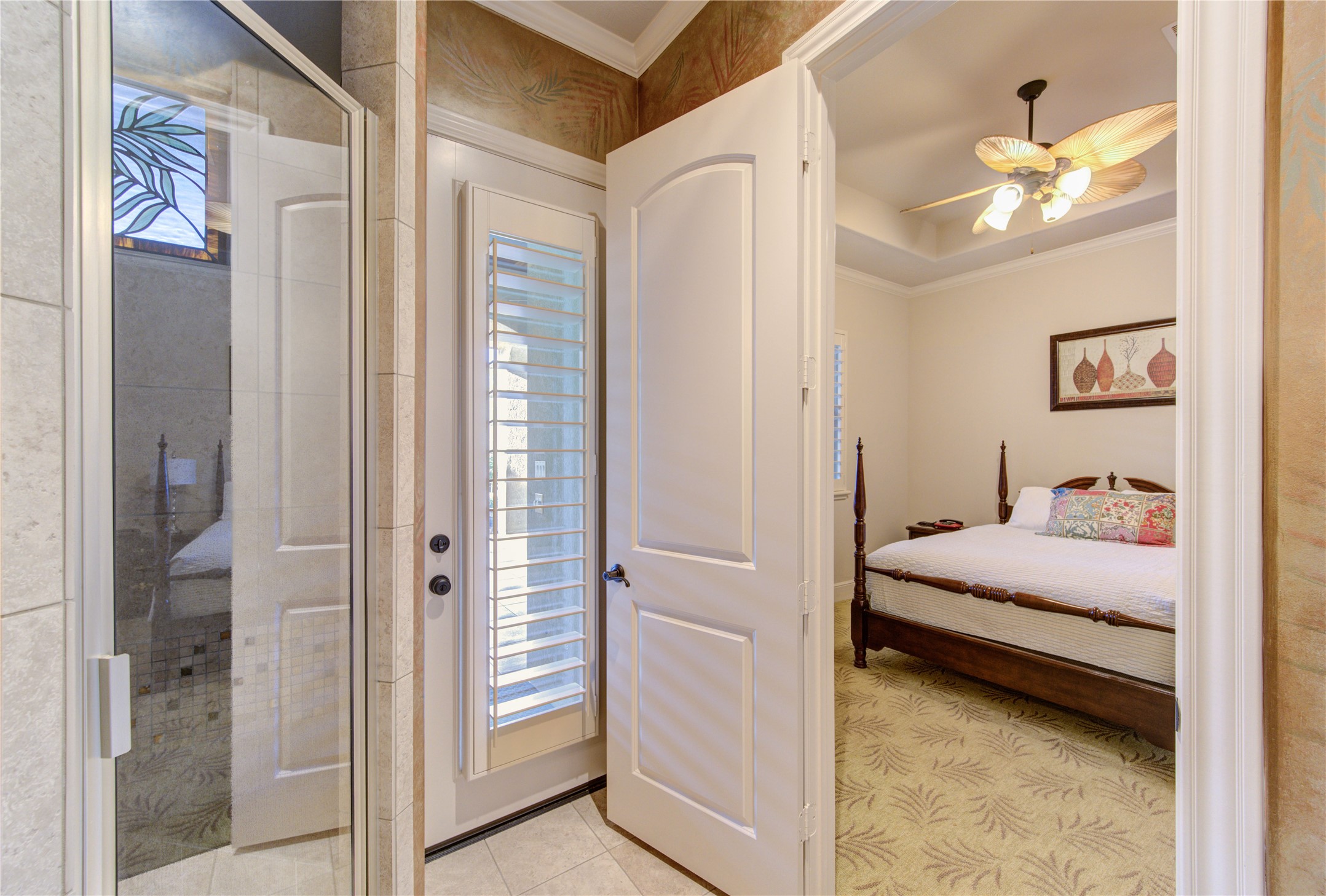 16618 Victoria Falls Lane Spring, TX 77379 - Photo 36 of 49 Cozy secondary bedroom featuring elegant design, ample natural light, and convenient access to an adjoining bathroom. Perfect for guests or family.