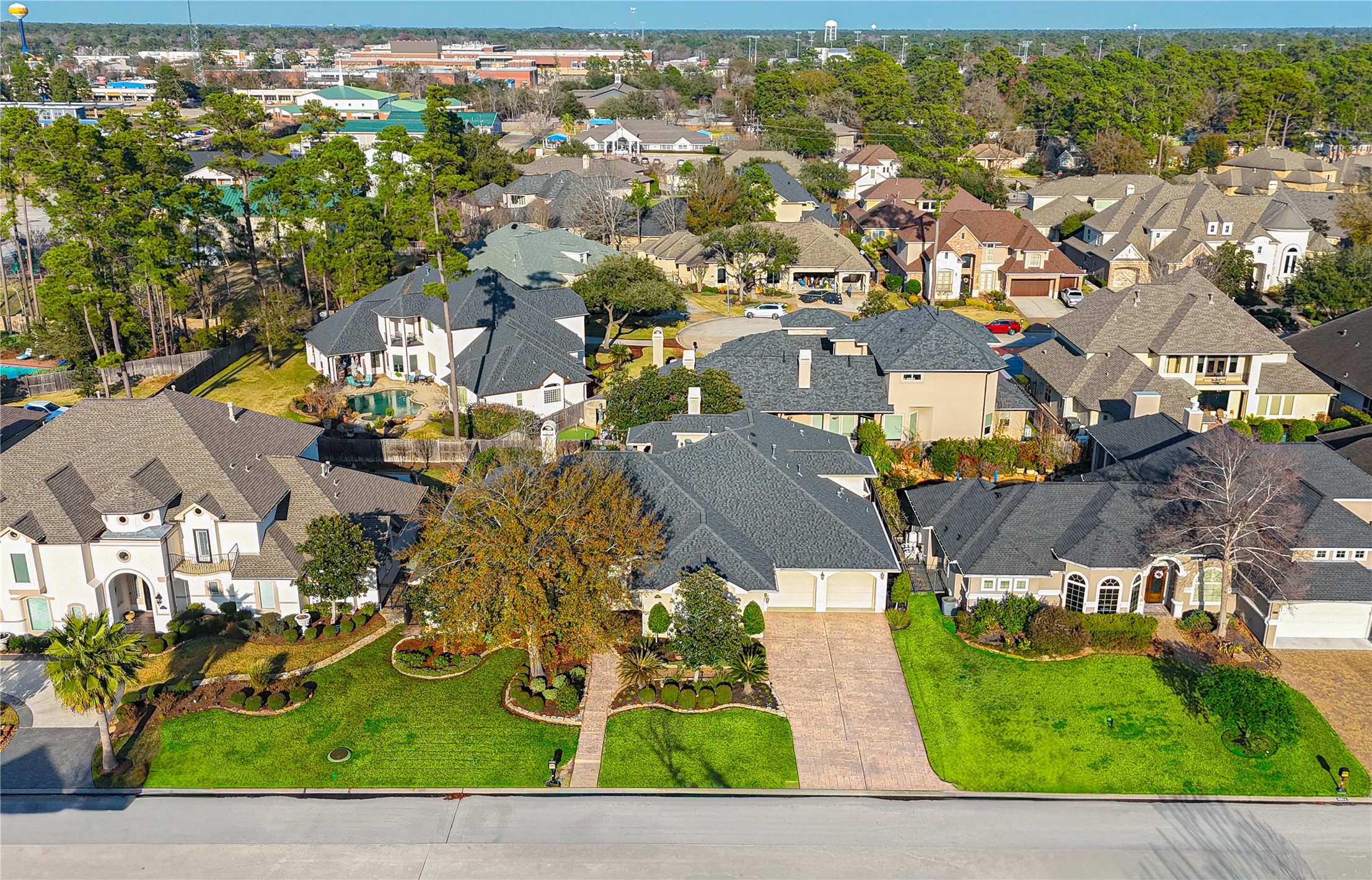 16618 Victoria Falls Lane Spring, TX 77379 - Photo 42 of 49 Great yard and 3 car garage. The single car garage is air conditioned.
