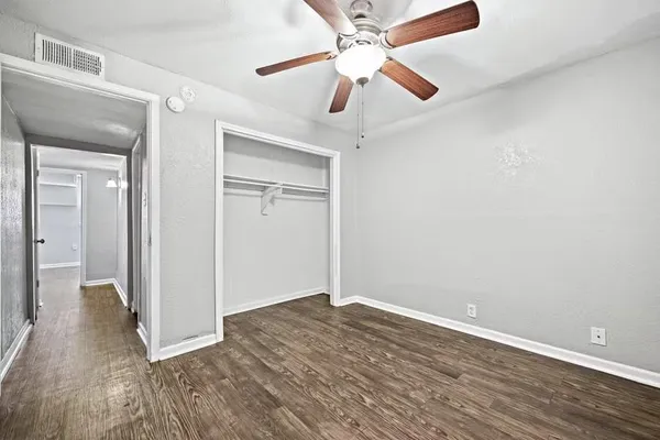 wooden floor in an empty room