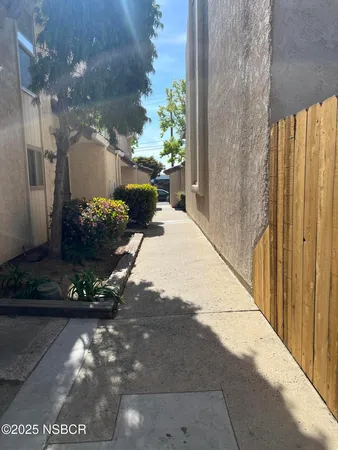 a view of a entryway door front of house