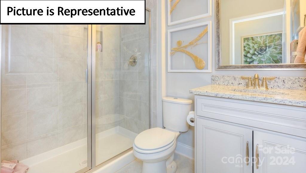 110 Saidin Lane Troutman, NC 28166 - Photo 21 of 48 a bathroom with a sink and a toilet