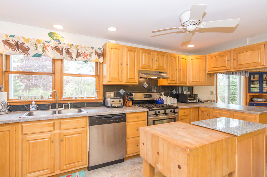 10 Duarte Circle Edgartown, MA 02539 - Photo 11 of 25 Kitchen Features a Butcher Block Food Prep Area
