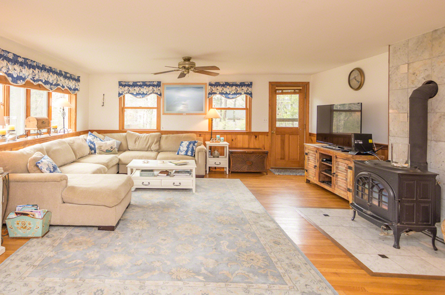 10 Duarte Circle Edgartown, MA 02539 - Photo 5 of 25 Living Room Has Wood Burning Stove