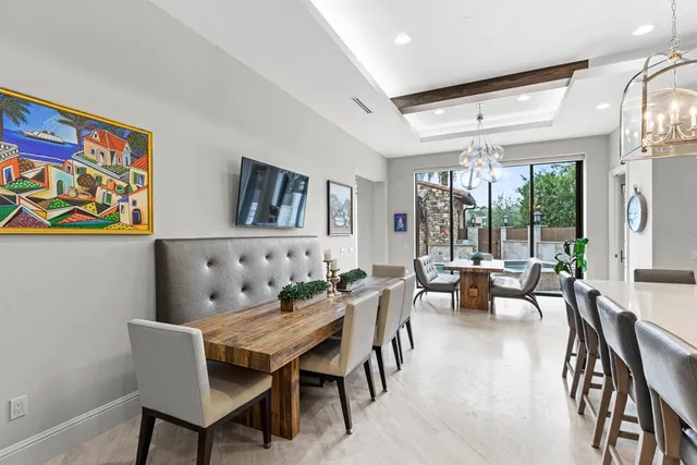 a outdoor living space with furniture