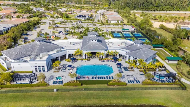 a aerial view of multiple house