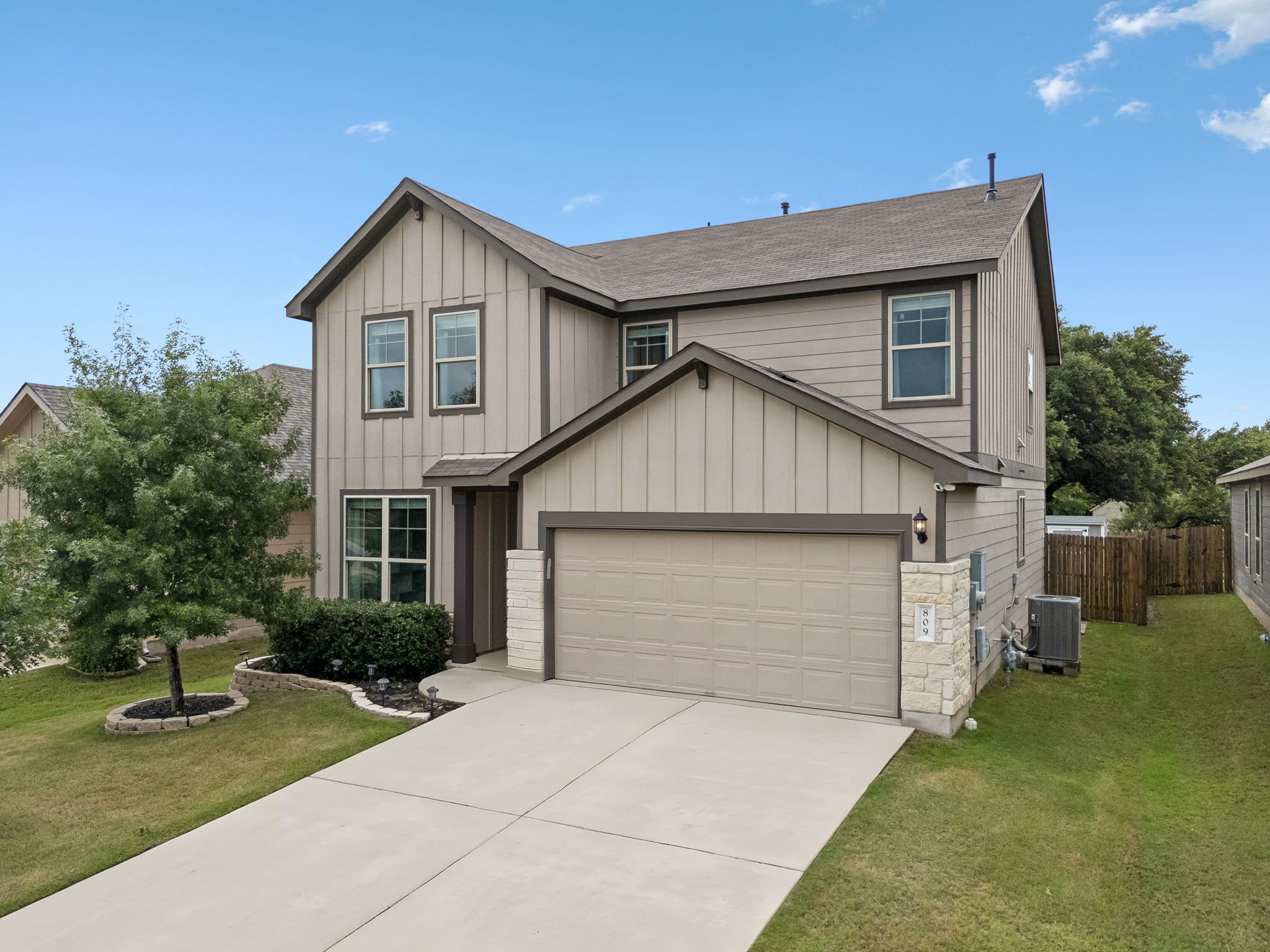 809 Whitman Avenue Georgetown, TX 78626 - Photo 6 of 35 a view of house and yard with garage