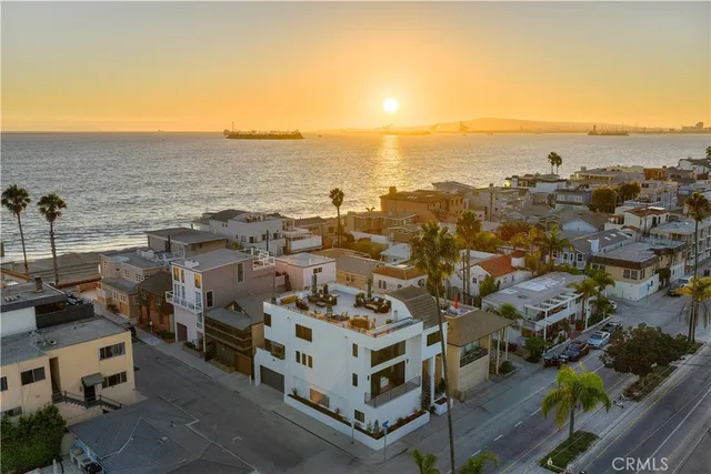 a view of city and ocean