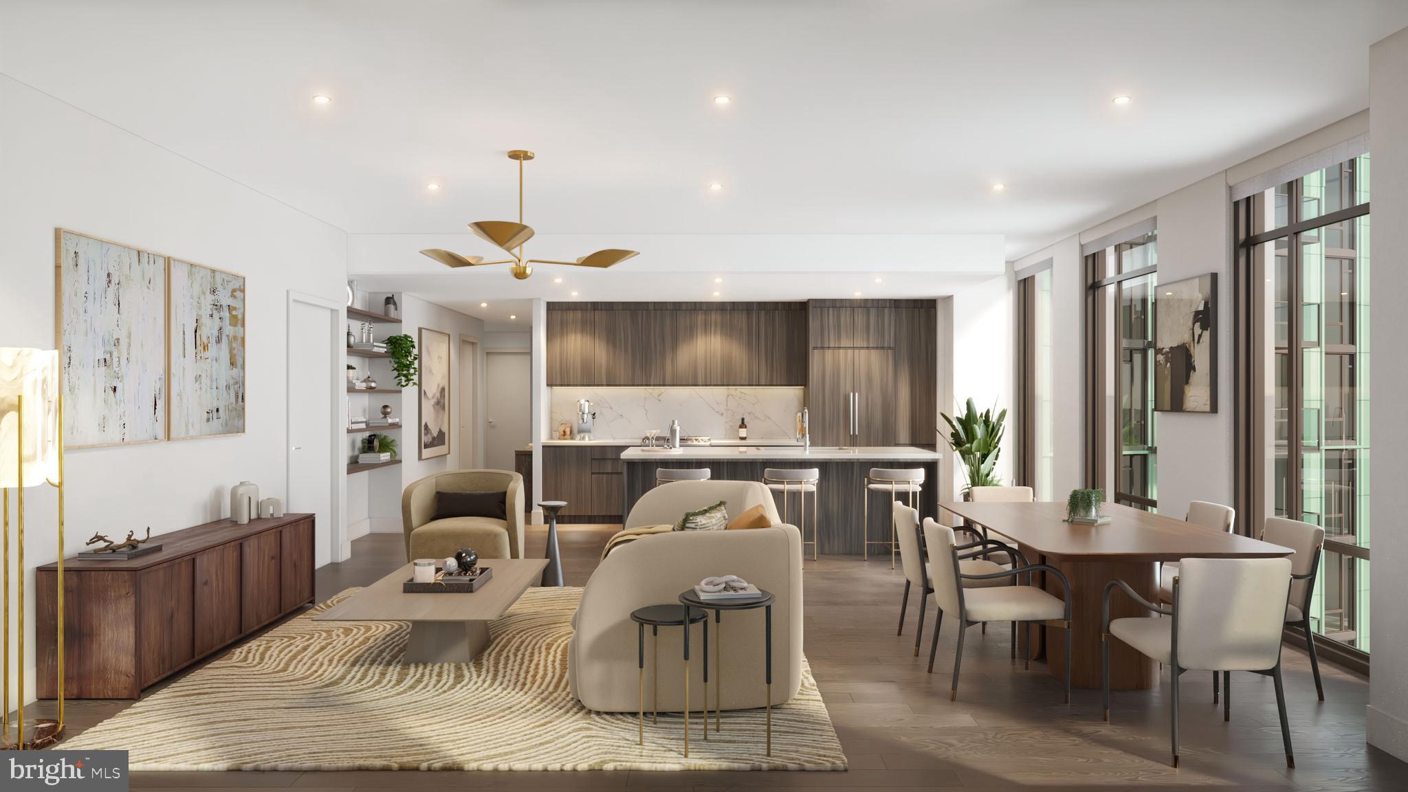 2650 Woodley Road Northwest, Unit 914/VARIES Washington, DC 20008 - Photo 5 of 36 a living room with furniture and a large window