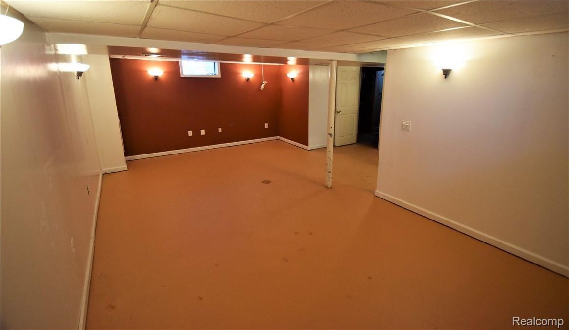18014 Ruth Street Melvindale, MI 48122 - Photo 13 of 24 Large partially-finished room in the basement