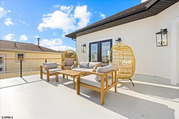 a view of a building with a outdoor space