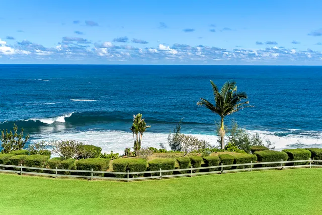 a view of swimming pool with a yard
