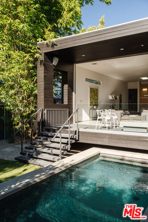 8570 Rugby Drive West Hollywood, CA 90069 - Photo 25 of 35 a view of swimming pool with a patio