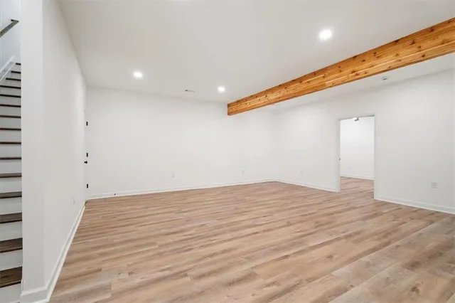 a view of empty room