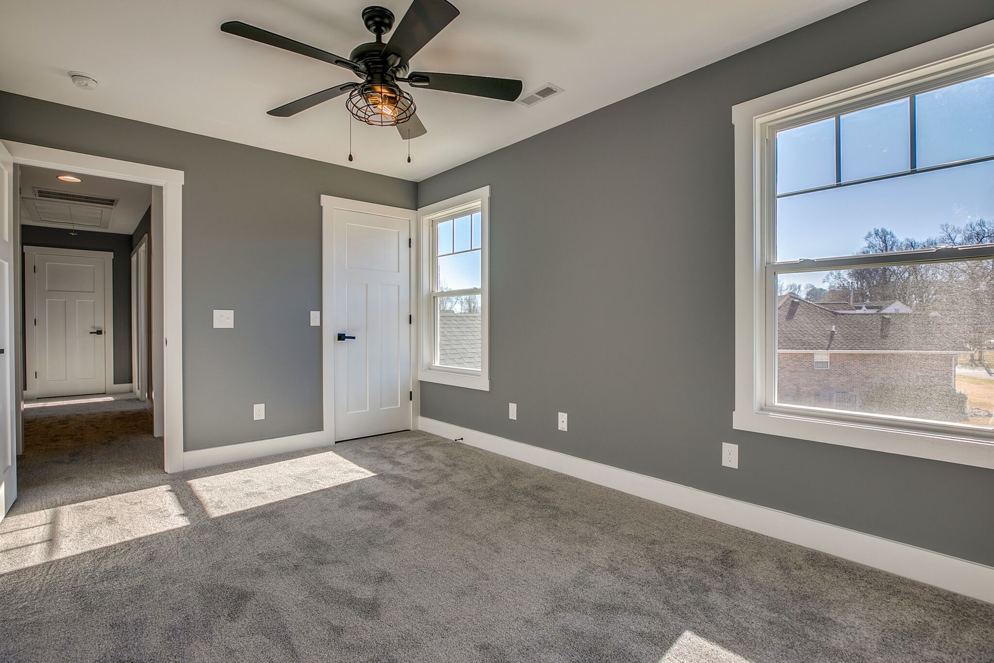 42 Post Road Manchester, TN 37355 - Photo 25 of 43 a view of a room with a ceiling fan and a window