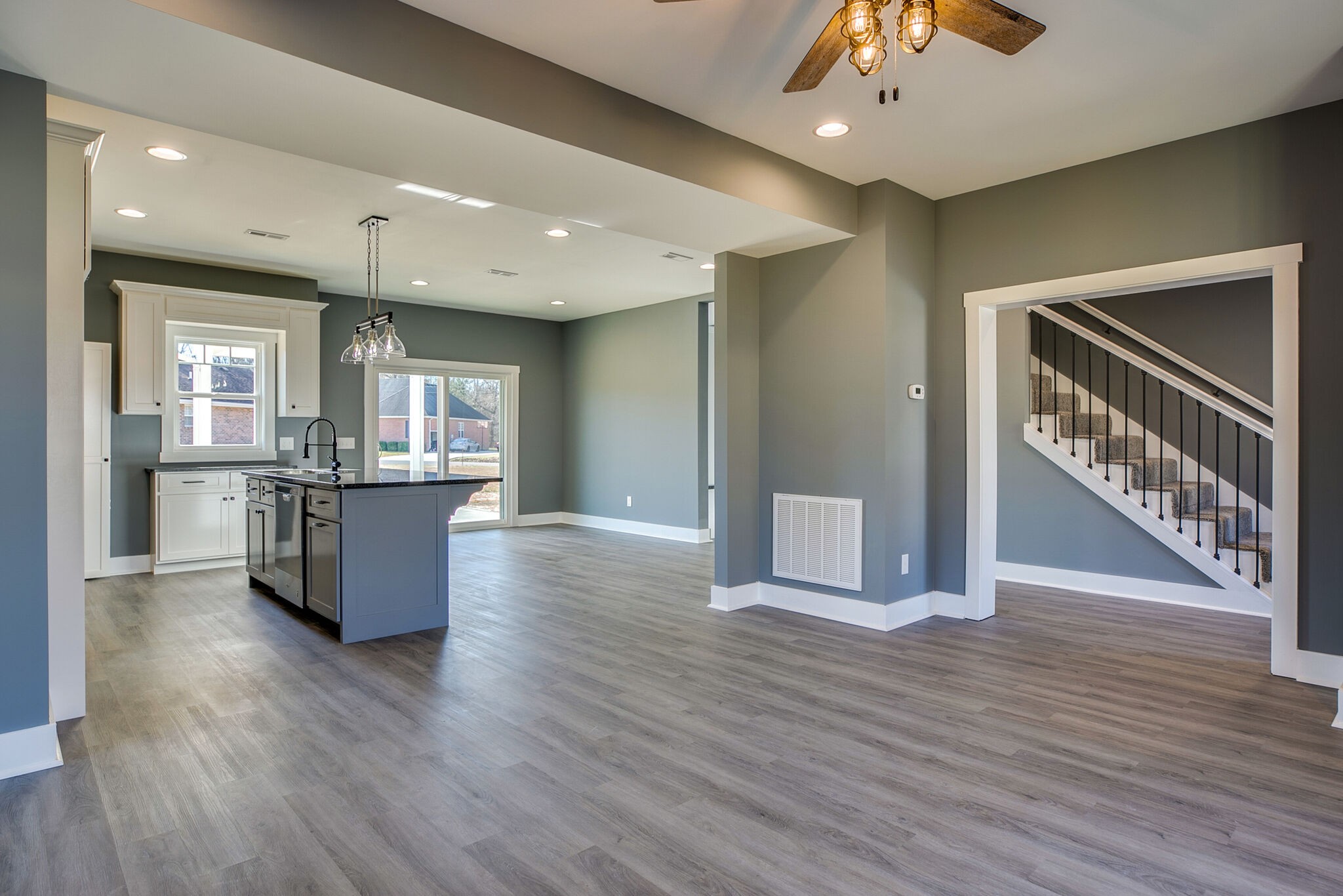 42 Post Road Manchester, TN 37355 - Photo 10 of 43 a view of kitchen with cabinets and wooden floor
