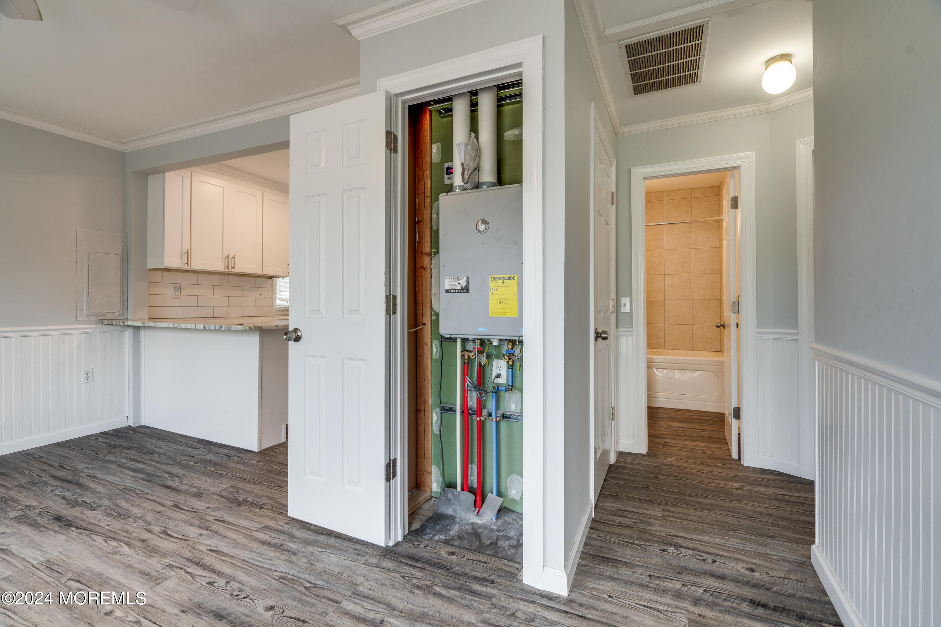 14 Bayview Drive Waretown, NJ 08758 - Photo 22 of 35 a view of hallway with wooden floor