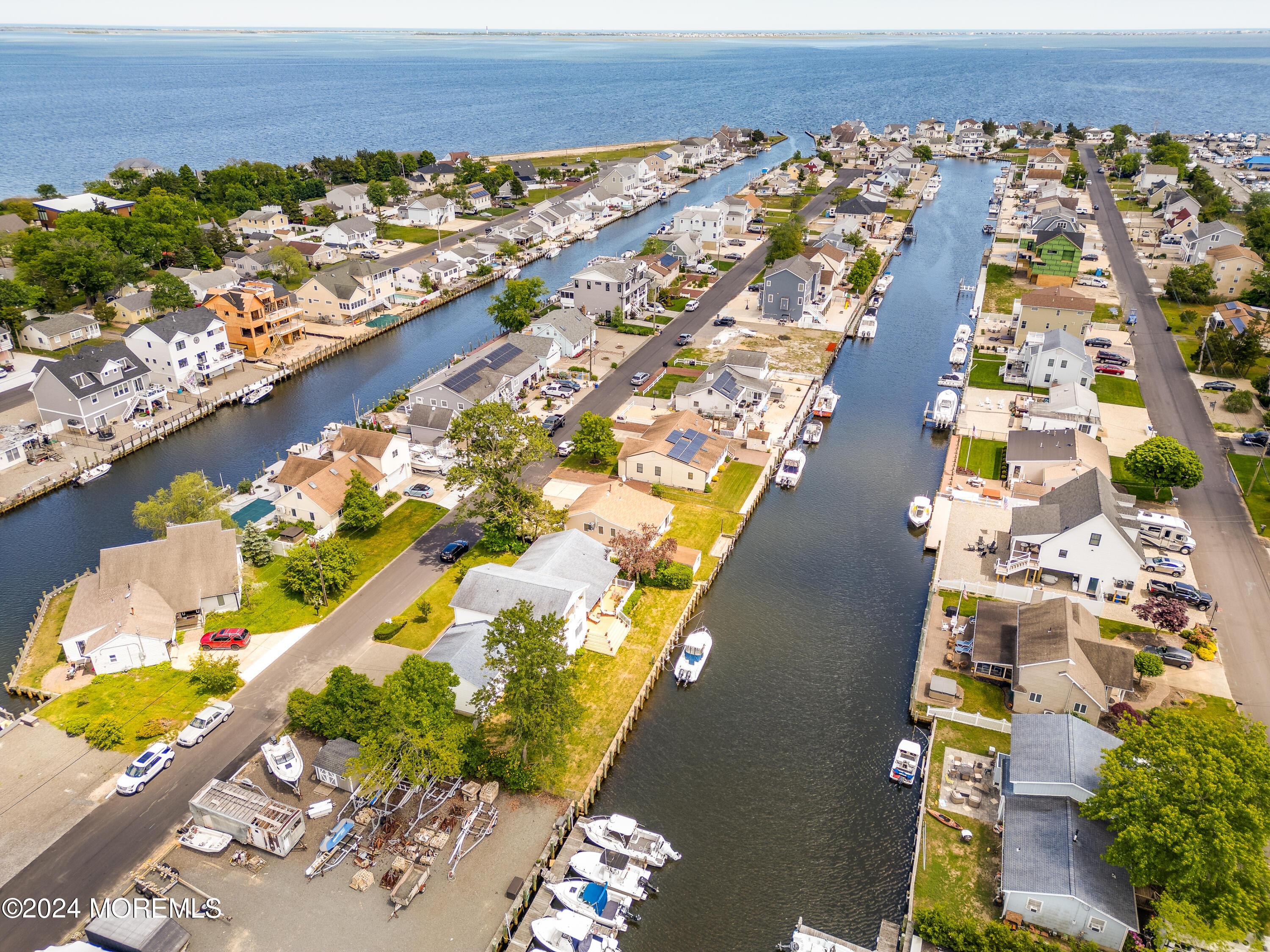 14 Bayview Drive Waretown, NJ 08758 - Photo 24 of 35 an aerial view of residential building and parking space