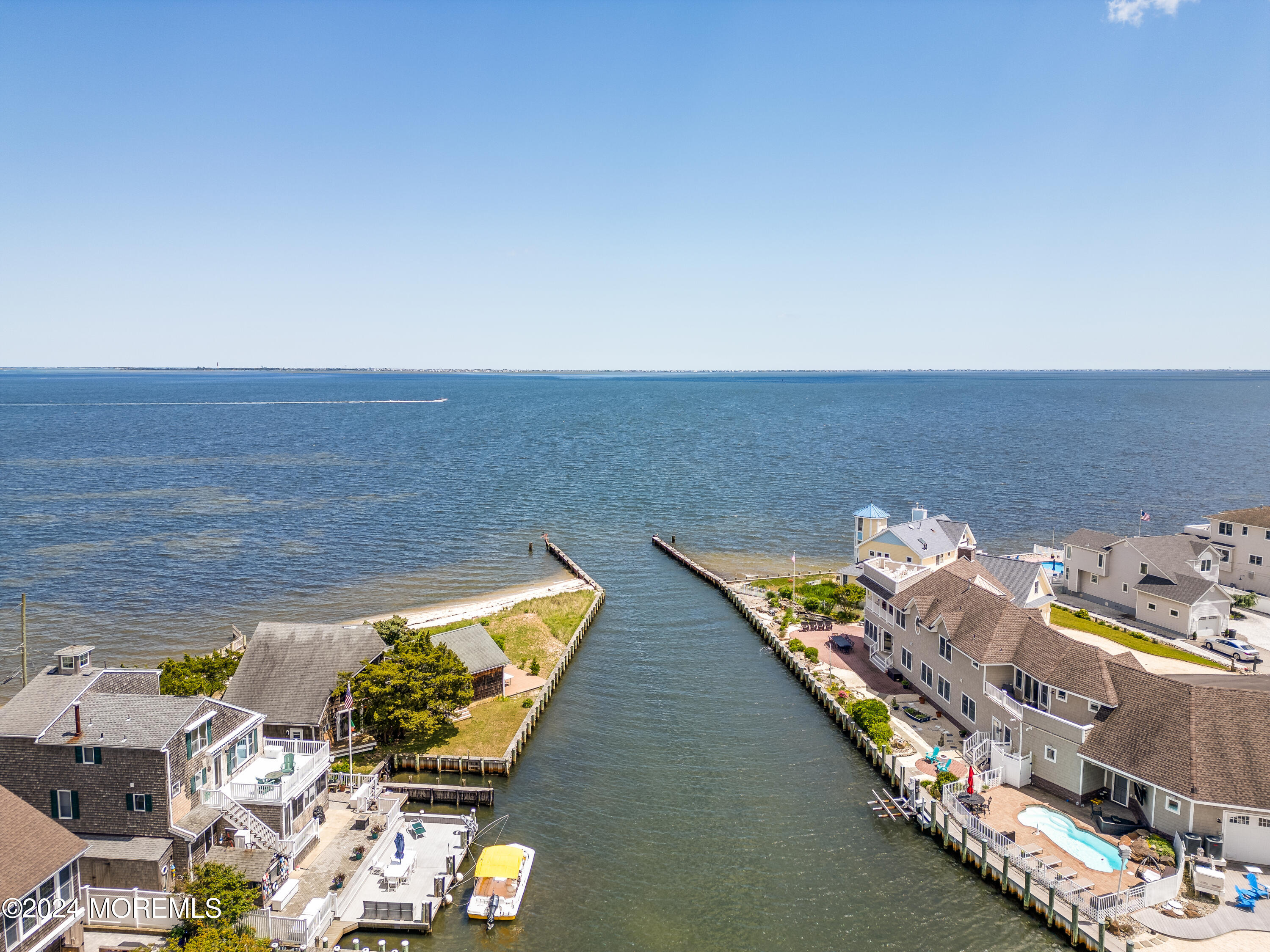 14 Bayview Drive Waretown, NJ 08758 - Photo 33 of 35 an aerial view of a house a swimming pool and outdoor seating
