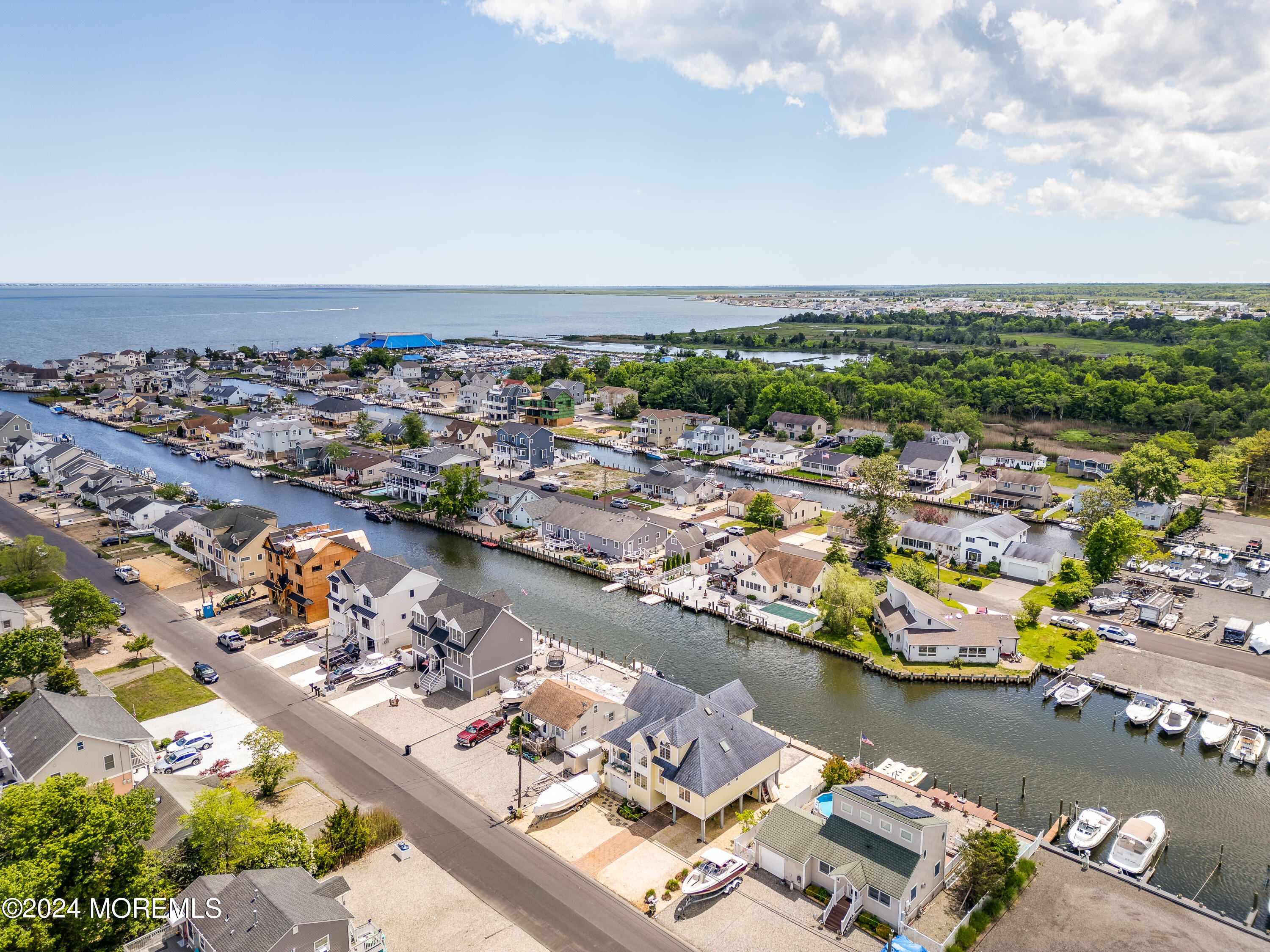 14 Bayview Drive Waretown, NJ 08758 - Photo 35 of 35 an aerial view of a house with a lake view