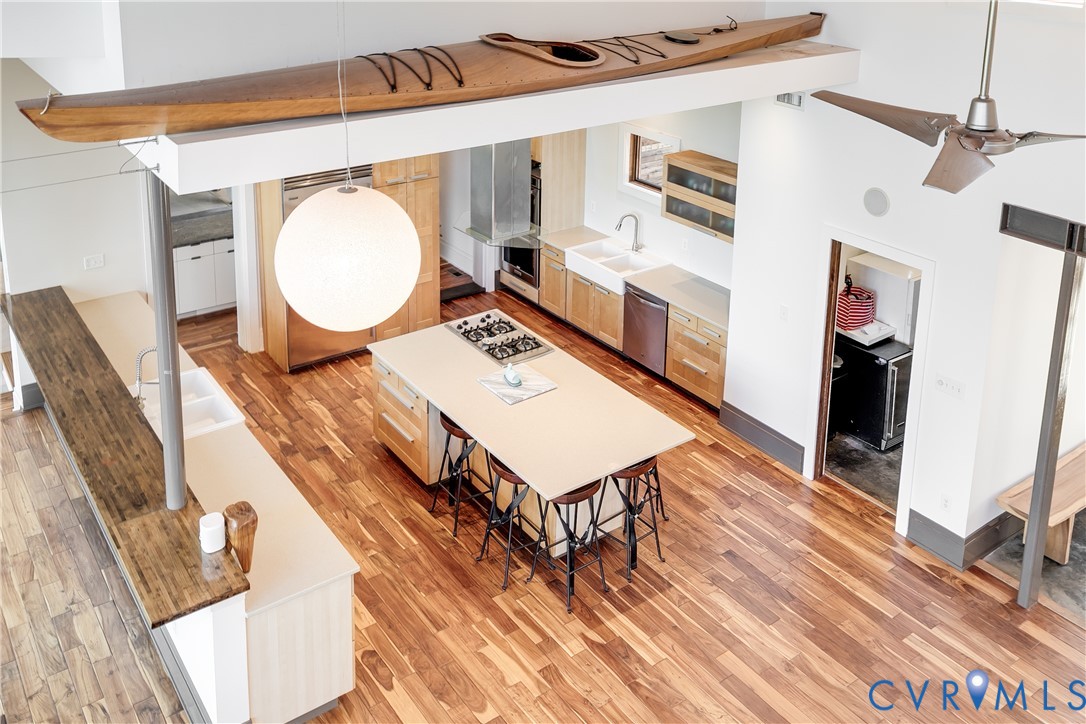 9712 Cherokee Road Richmond, VA 23235 - Photo 15 of 50 Looking at kitchen from office above