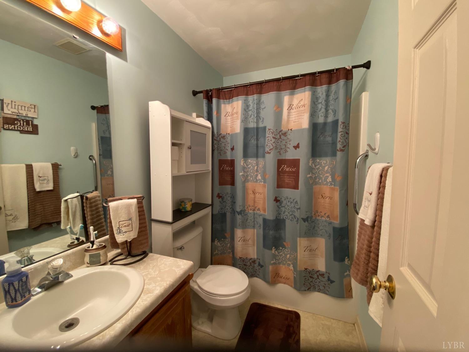 1149 Emmaus Church Road Moneta, VA 24121 - Photo 28 of 51 a bathroom with a sink toilet and shower
