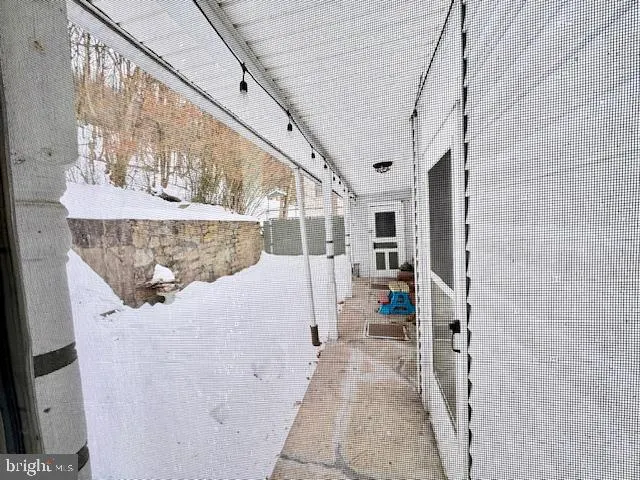 a bed room with a bed and a table