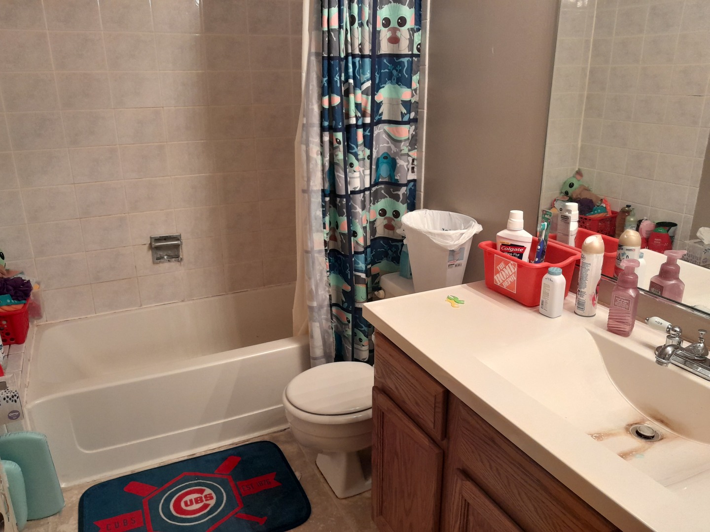 821 Perry Drive Algonquin, IL 60102 - Photo 12 of 21 a white toilet sitting next to a bath tub