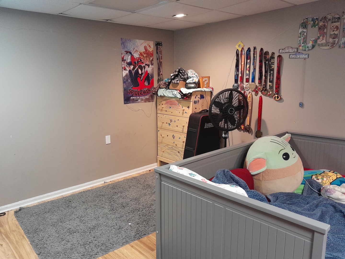 821 Perry Drive Algonquin, IL 60102 - Photo 16 of 21 a bedroom with a bed and a window