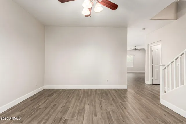 wooden floor in an empty room