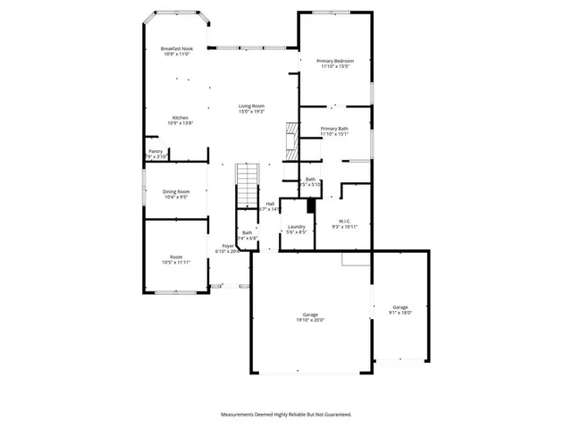 a picture of a bench in front of door