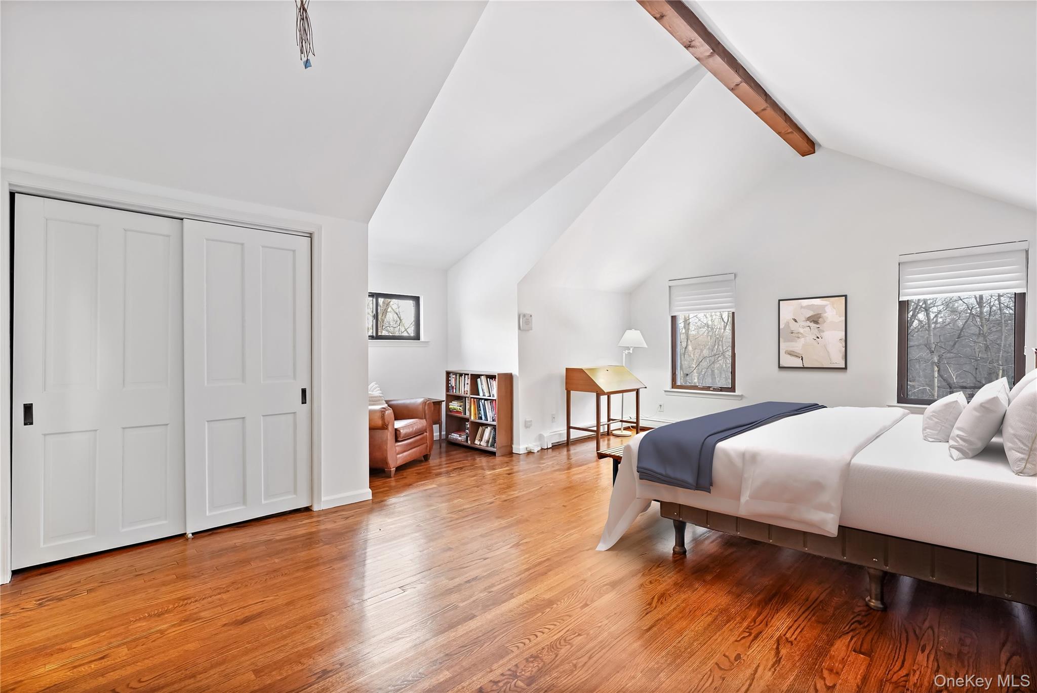 37 Fox Den Road Mount Kisco, NY 10549 - Photo 15 of 24 Oversized primary bedroom suite with stunning newly refinished red oak flooring