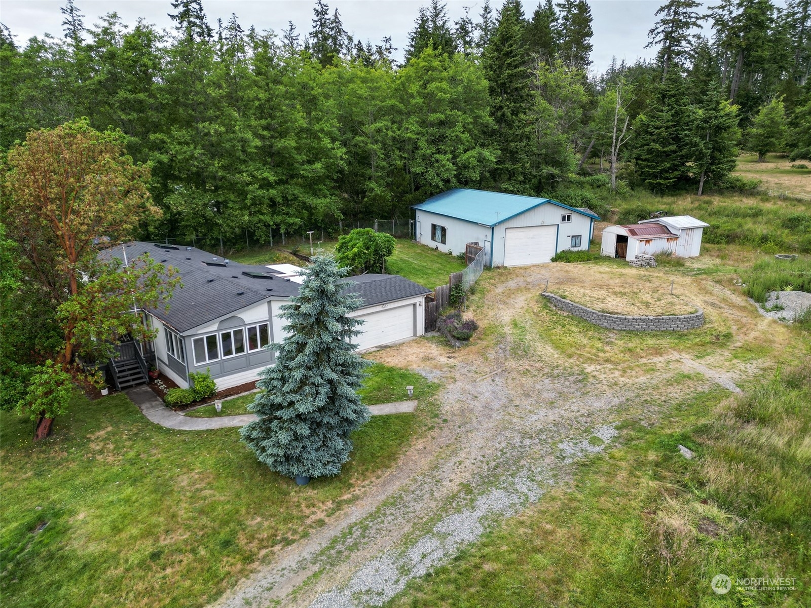 3374 Best Road Oak Harbor, WA 98277 - Photo 2 of 39 an aerial view of a house