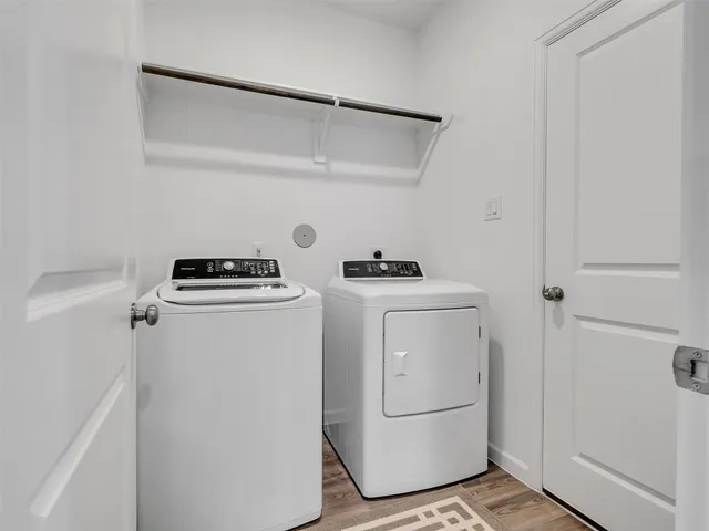 a room with storage and utility