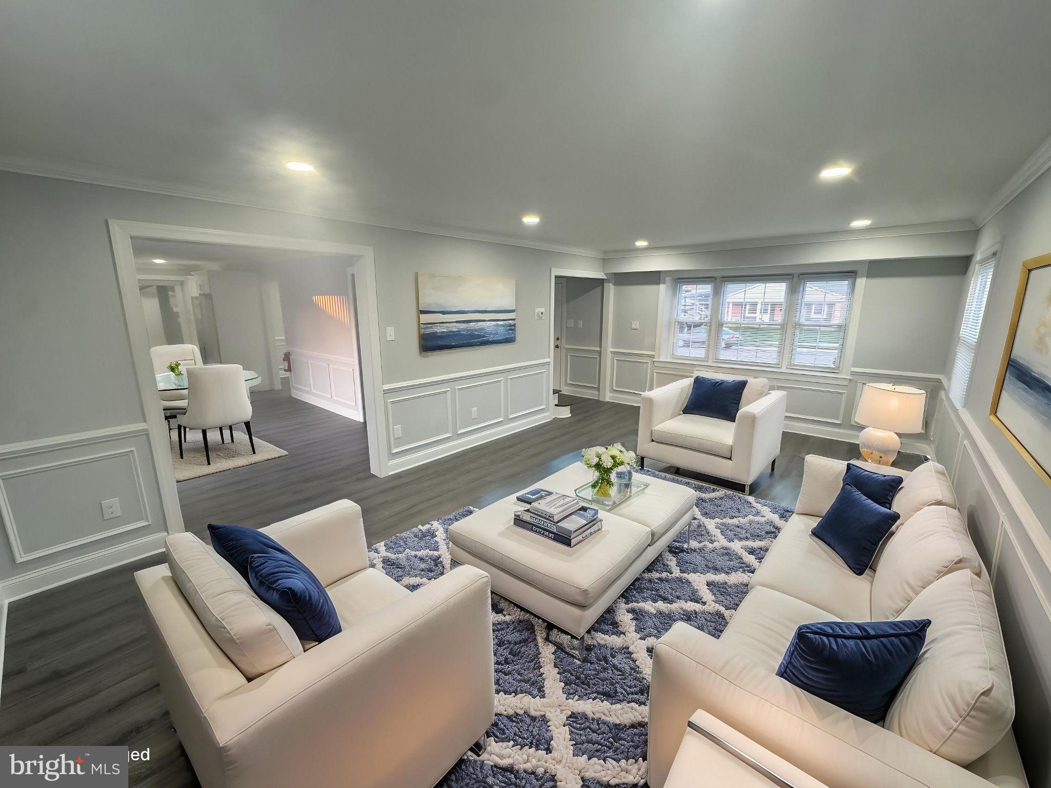 18 Grayson Circle Willingboro, NJ 08046 - Photo 10 of 57 a living room with furniture and a wooden floor