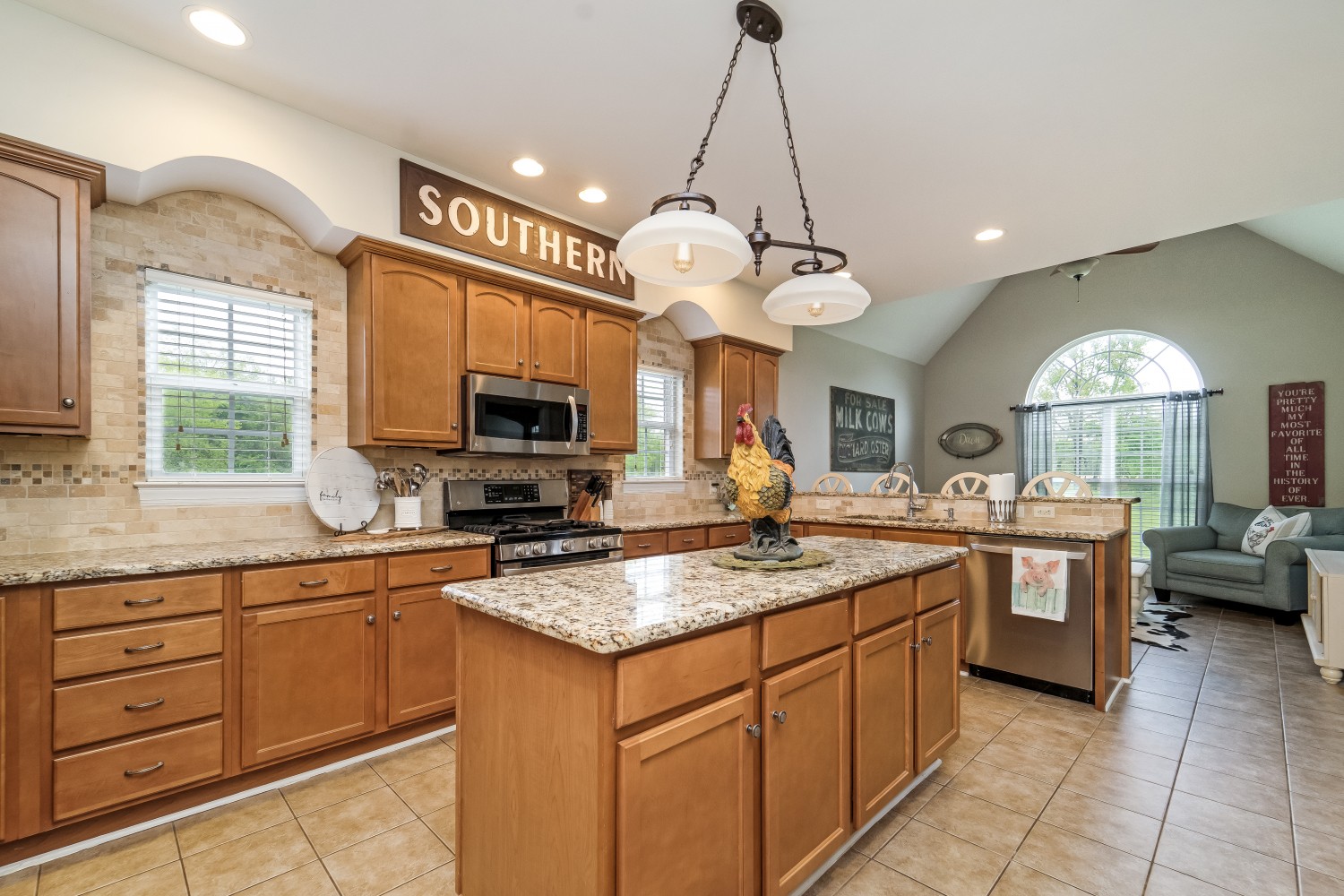 194 Greenvale Road Milton, TN 37118 - Photo 11 of 36 a kitchen with a sink stove and microwave