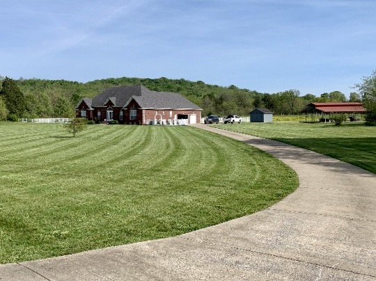 194 Greenvale Road Milton, TN 37118 - Photo 5 of 36 an aerial view of a house with a yard and lake view