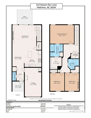 $375,000 | 215 Harpers Run Lane, Matthews, NC 28104