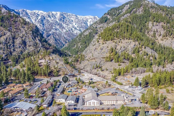 a view of a city with mountain view