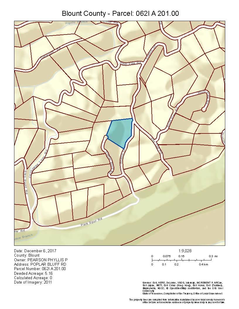 Lot 7 Poplar Bluff Road Walland, TN 37886 - Photo 8 of 9 Lot 7 Poplar Bluff Rd MAP