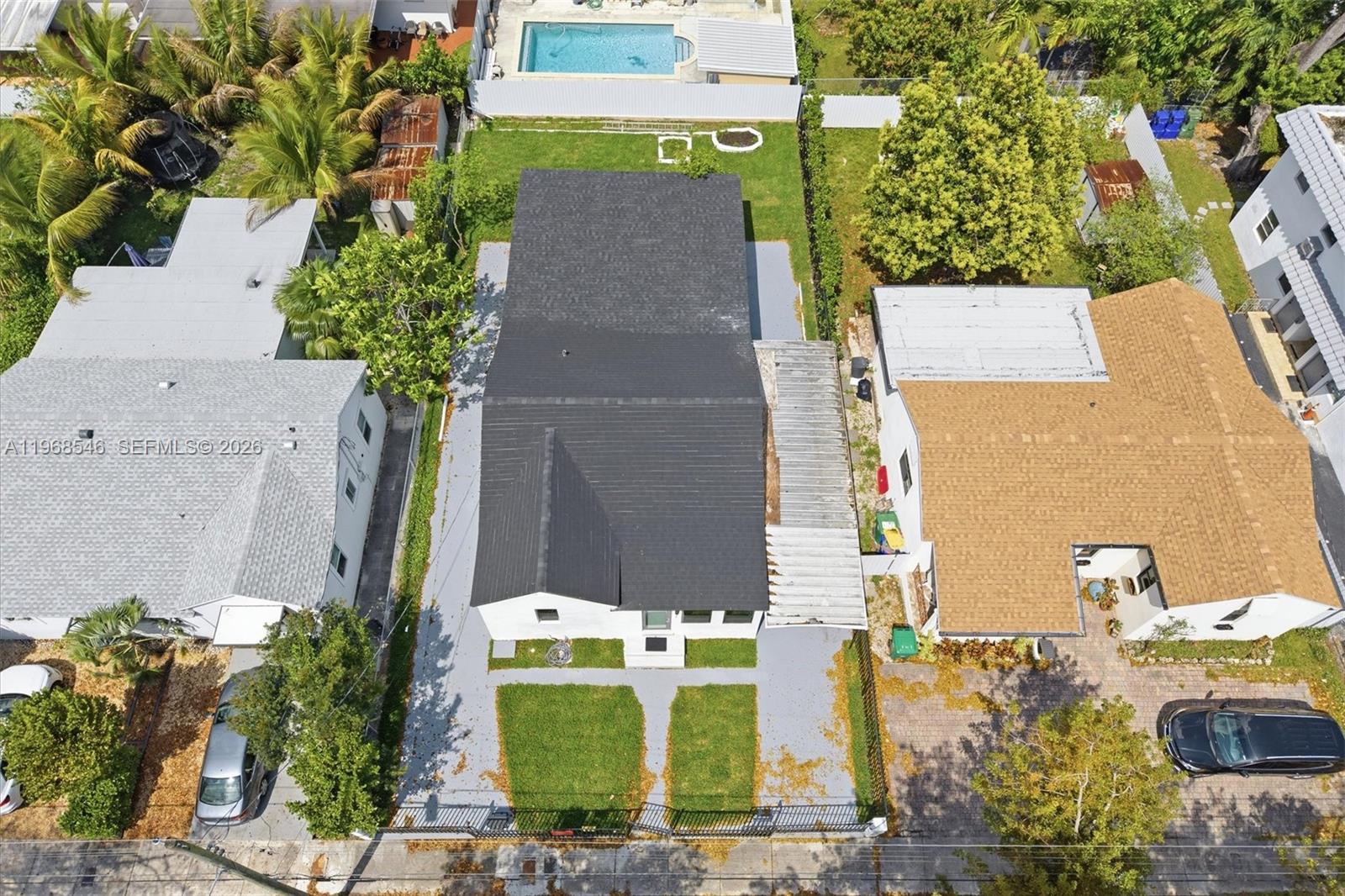 4237 Southwest 7th Street Miami, FL 33134 - Photo 29 of 31 an aerial view of a house with outdoor space