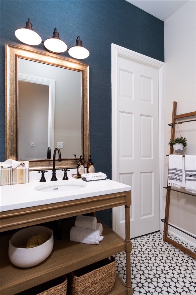 8745 Burr Oak Road Roscoe, IL 61073 - Photo 15 of 20 a bathroom with a sink a toilet and mirror