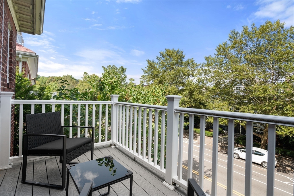 500 Washington Street, Unit 2 Brookline, MA 02445 - Photo 17 of 23 a view of a two chairs in the deck
