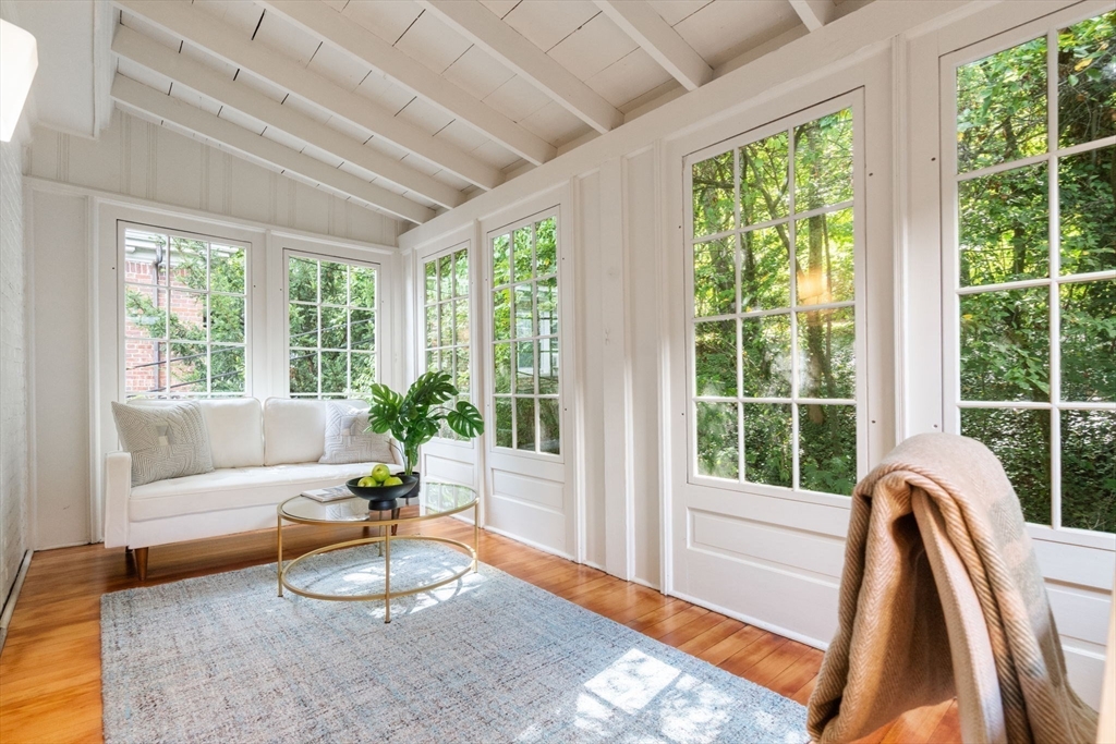 500 Washington Street, Unit 2 Brookline, MA 02445 - Photo 6 of 23 a living room with furniture and a large window