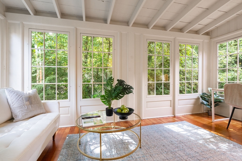 500 Washington Street, Unit 2 Brookline, MA 02445 - Photo 7 of 23 a living room with furniture and a large window